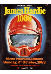 Bathurst Racing Program Front Cover